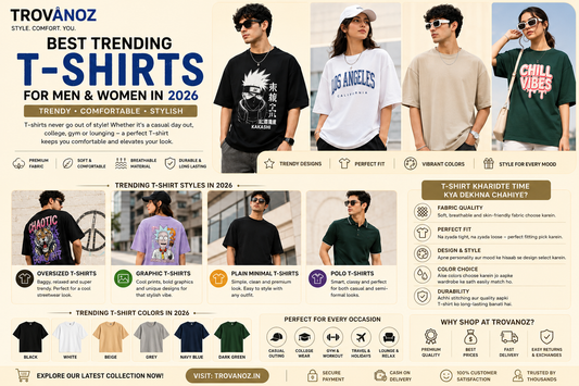 Best Trending T-Shirts For Men & Women in 2026 | Trovanoz